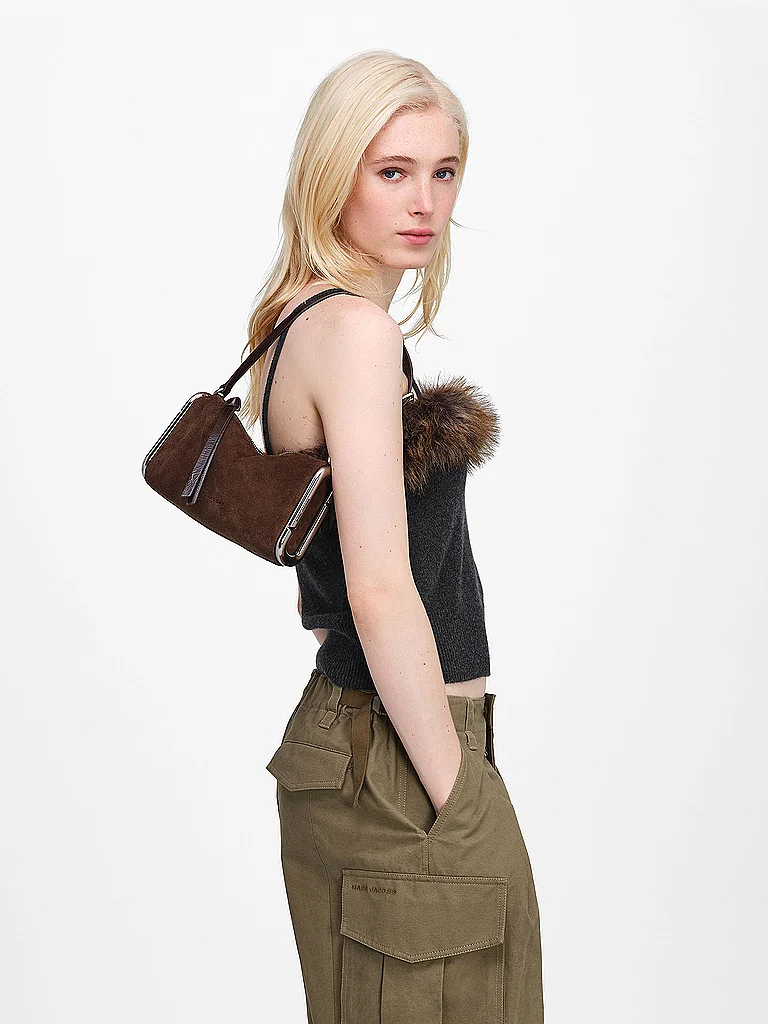 MARC JACOBS Sac en cuir - Sac à bandoulière SCENE Small marron